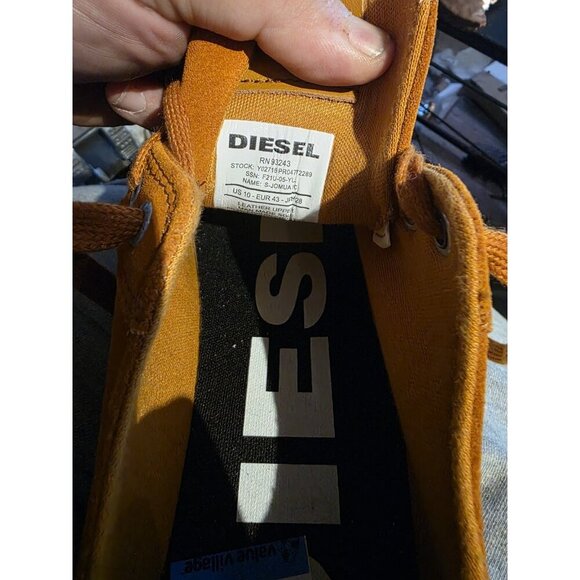Mens Size  10-Diesel S-Jomua LC  Mens Brown Lifestyle Sneakers Shoes - Picture 9 of 10